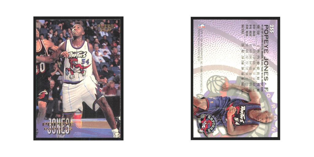 1996 Fleer Popeye Jones Raptors #255
