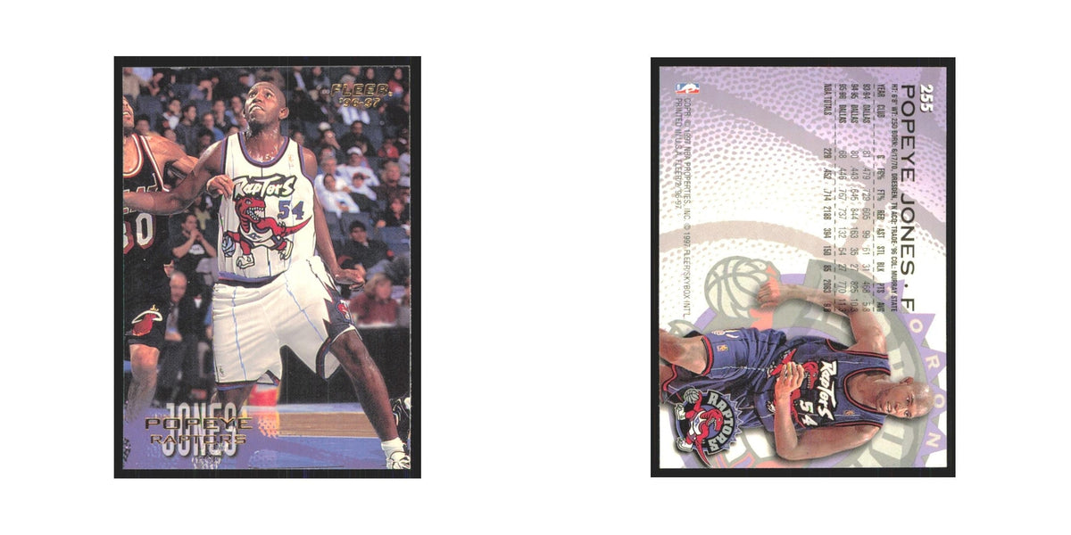 1996 Fleer Popeye Jones Raptors #255