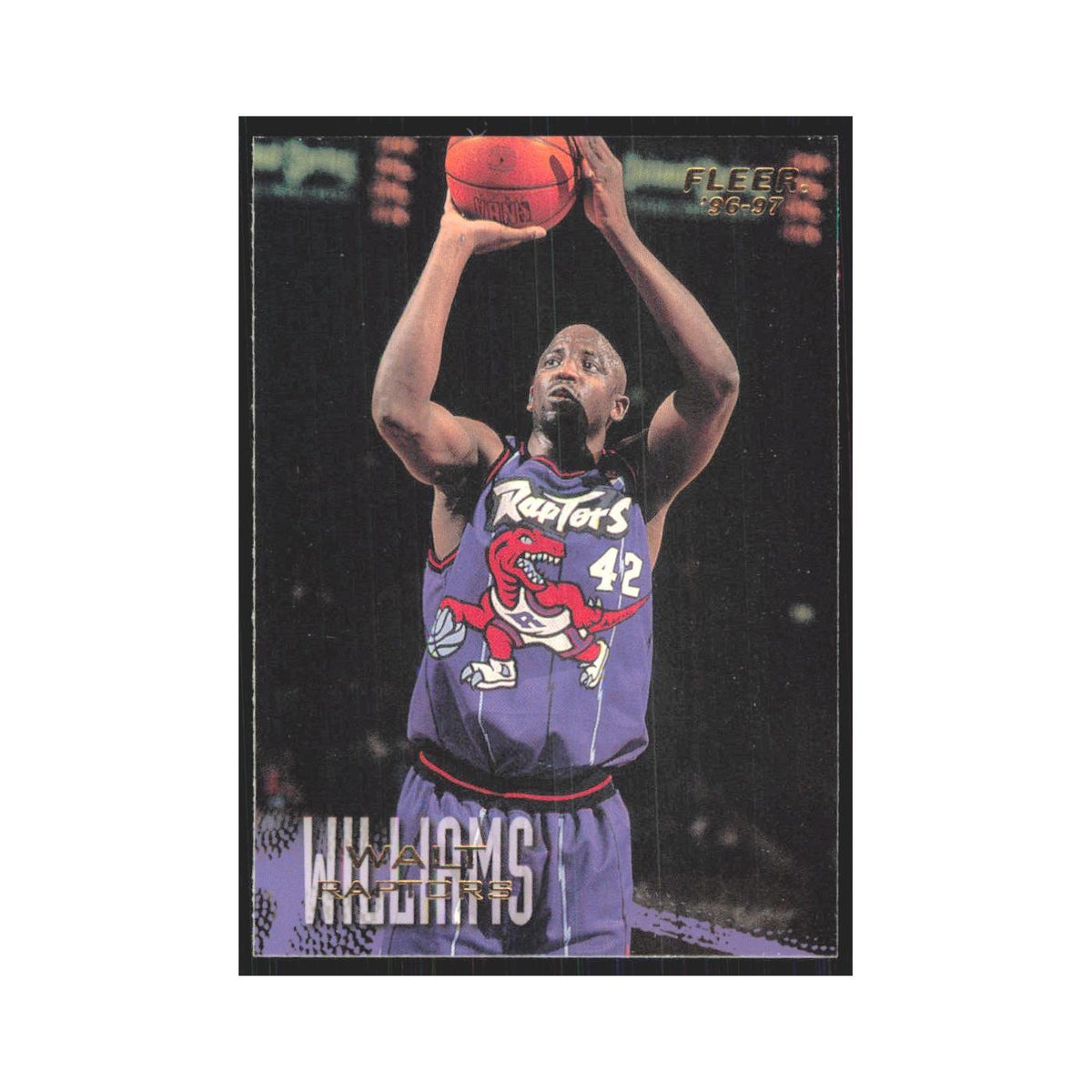 1996 Fleer Walt Williams Raptors #257