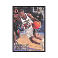 1996 Fleer Donald Whiteside RC Raptors #256