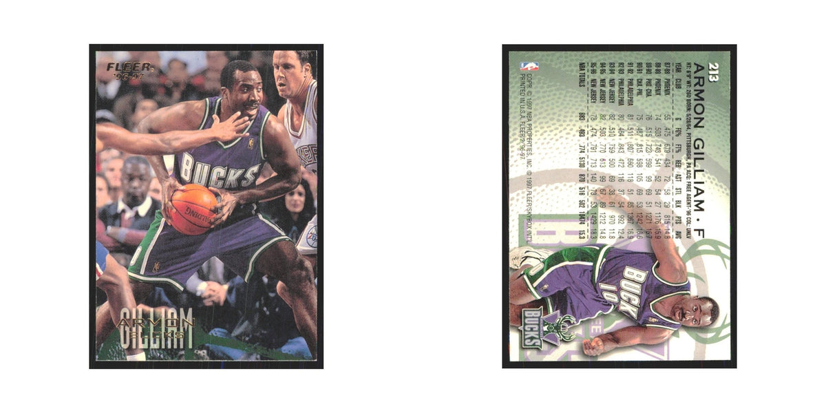 1996 Fleer Armon Gilliam Bucks #213