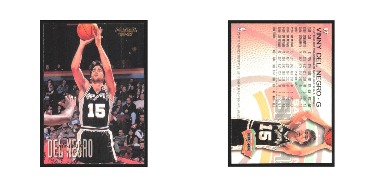 1996 Fleer Vinny Del Negro Spurs #97