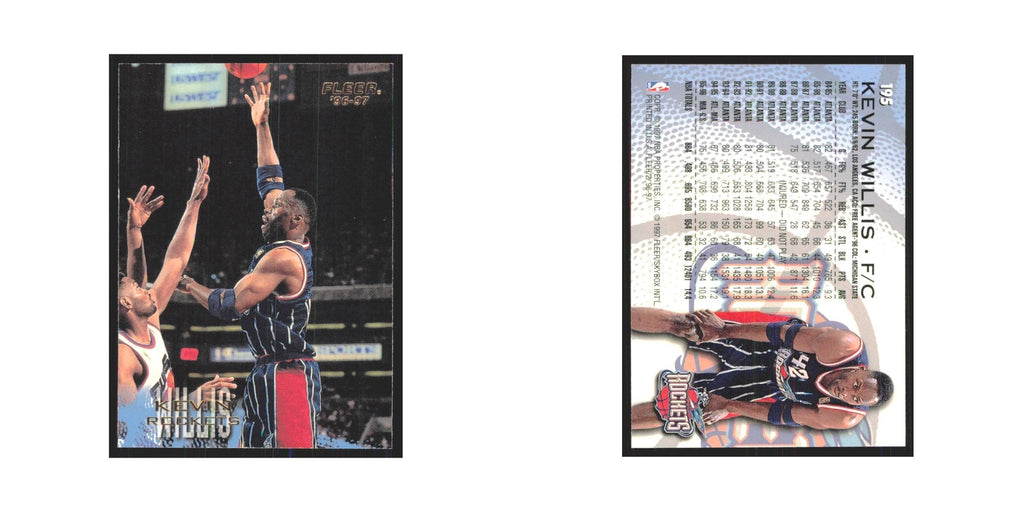 1996 Fleer Kevin Willis Rockets #195