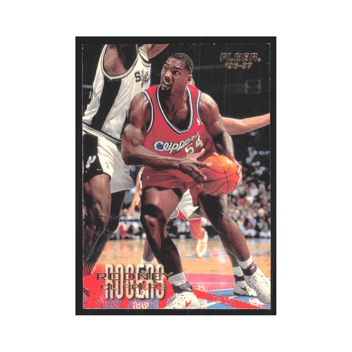 1996 Fleer Rodney Rogers Clippers #201