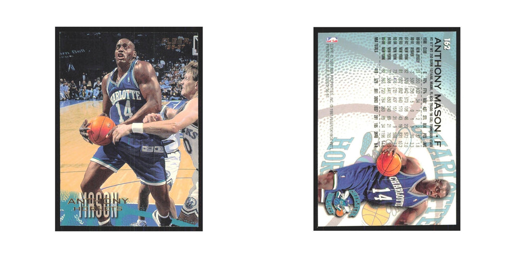 1996 Fleer Anthony Mason Hornets #162