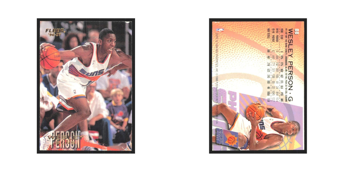 1996 Fleer Wesley Person Suns #88