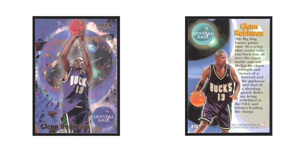 1996 Fleer Glenn Robinson Bucks #274