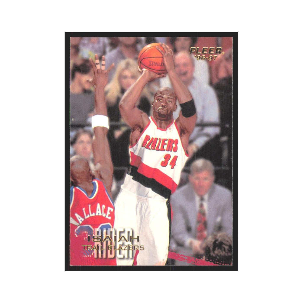 1996 Fleer Isaiah Rider Blazers #243