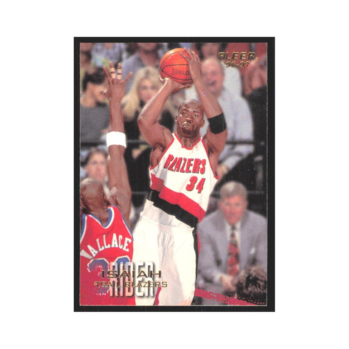 1996 Fleer Isaiah Rider Blazers #243
