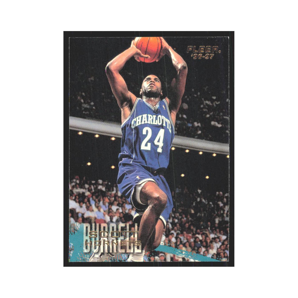 1996 Fleer Scott Burrell Hornets #158