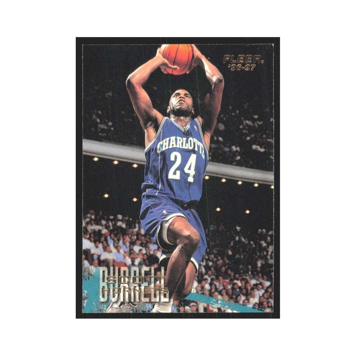 1996 Fleer Scott Burrell Hornets #158