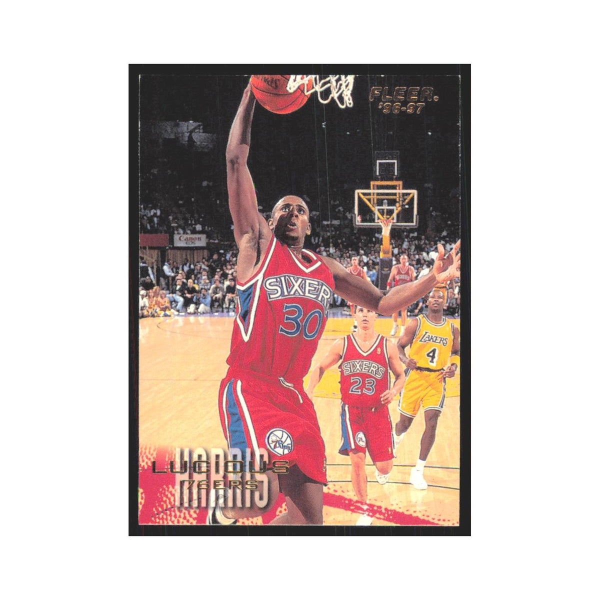 1996 Fleer Lucious Harris 76ers #234