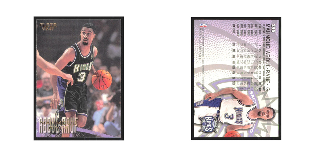 1996 Fleer Mahmoud Abdul-Rauf Kings #245