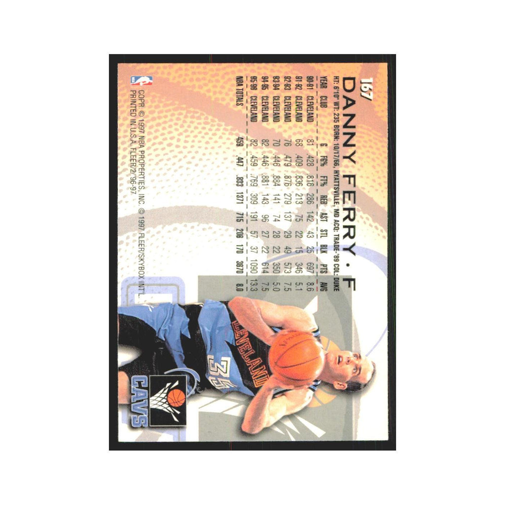 1996 Fleer Danny Ferry Cavaliers #167