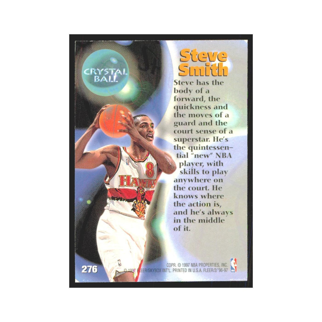 1996 Fleer Steve Smith Hawks #276