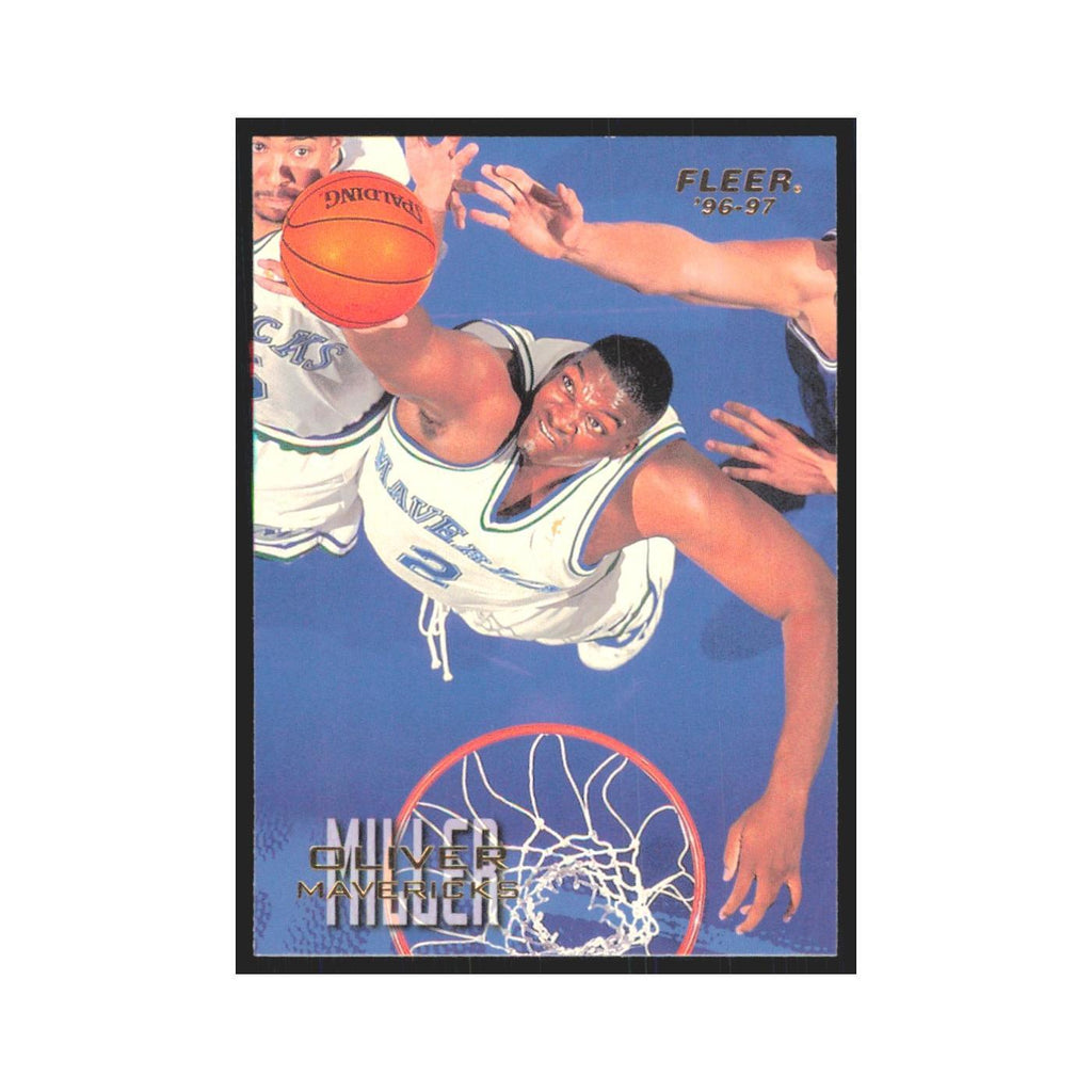 1996 Fleer Oliver Miller Mavericks #172