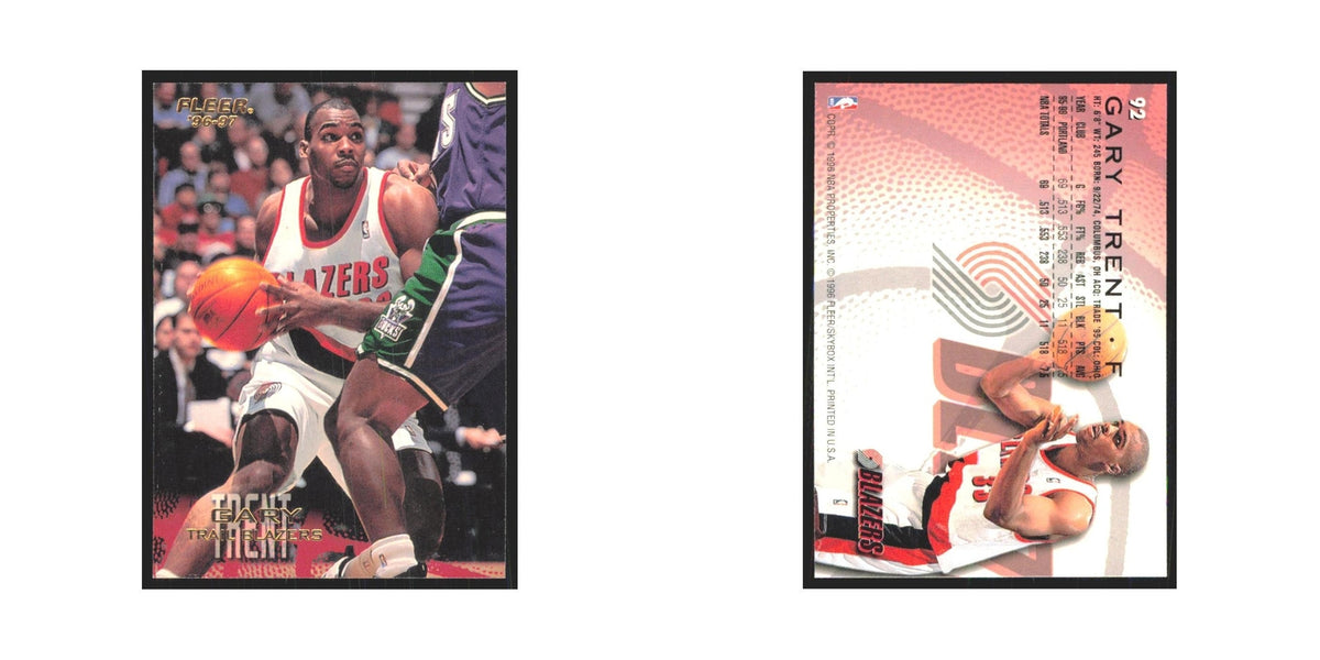 1996 Fleer Gary Trent Blazers #92