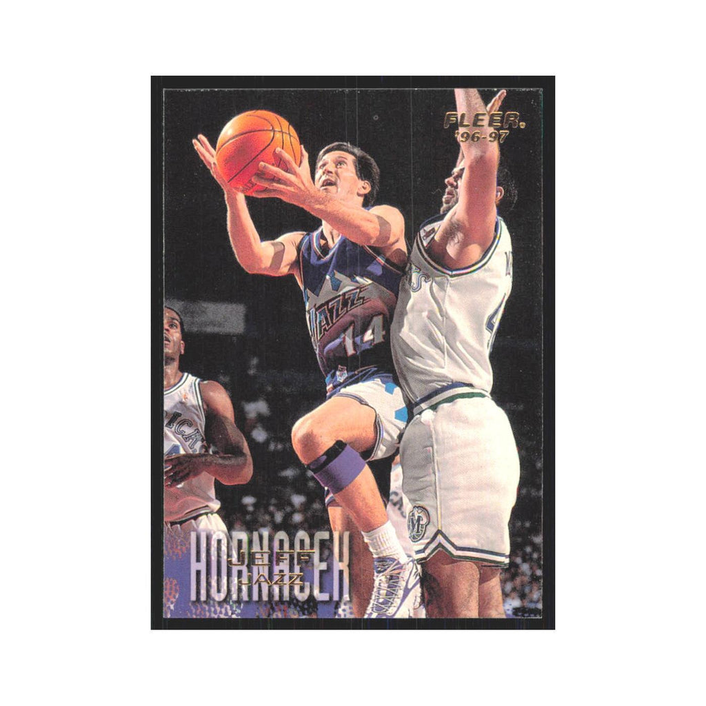 1996 Fleer Jeff Hornacek Jazz #258
