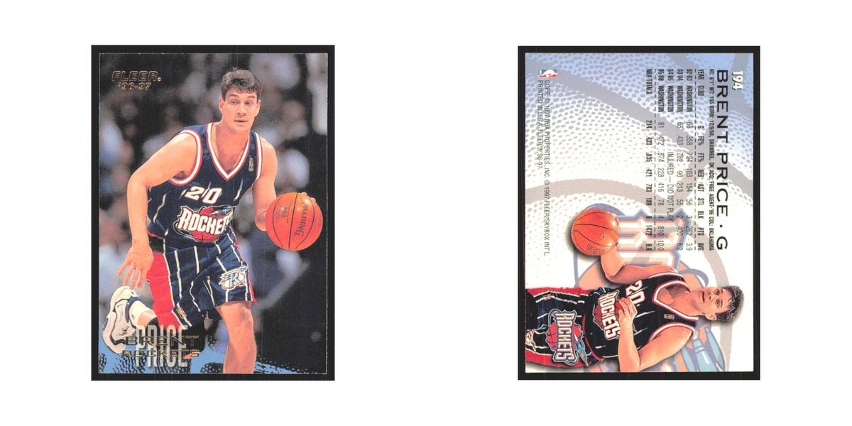 1996 Fleer Brent Price Rockets #194