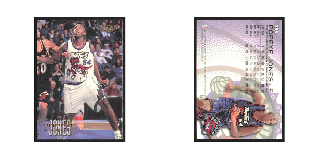 1996 Fleer Popeye Jones Raptors #255