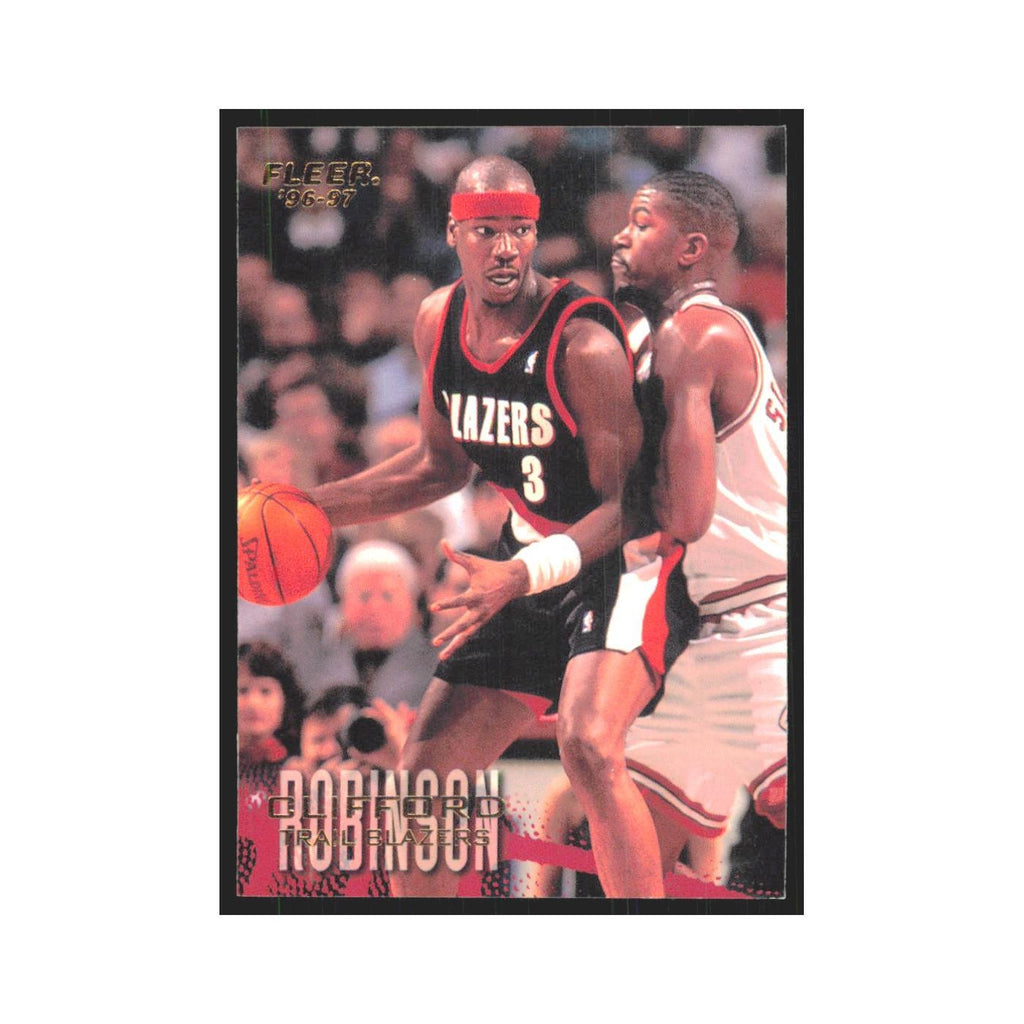 1996 Fleer Clifford Robinson Blazers #89