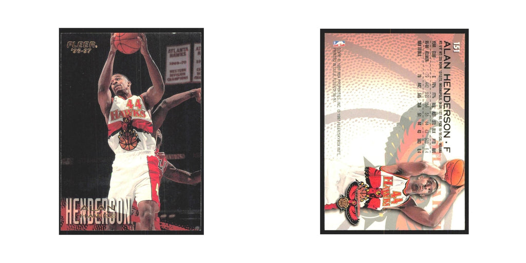 1996 Fleer Alan Henderson Hawks #151