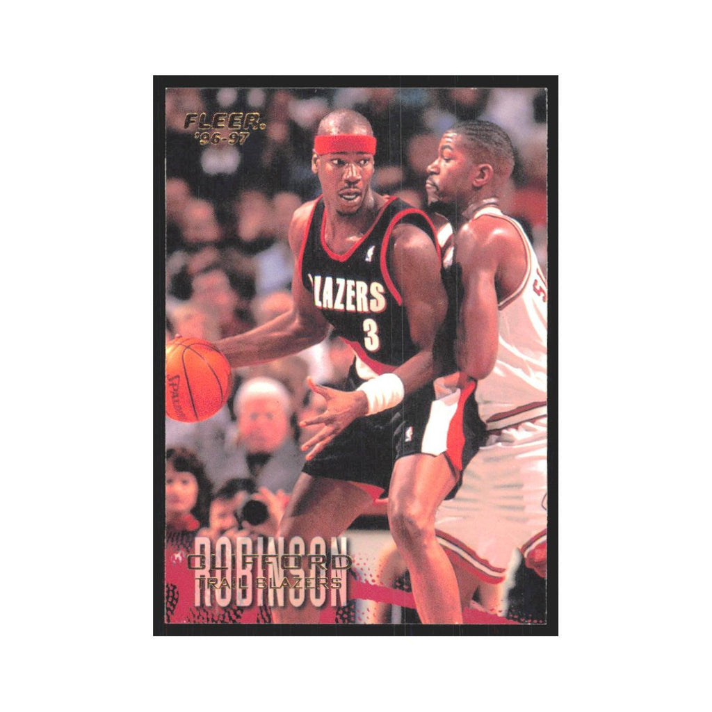 1996 Fleer Clifford Robinson Blazers #89
