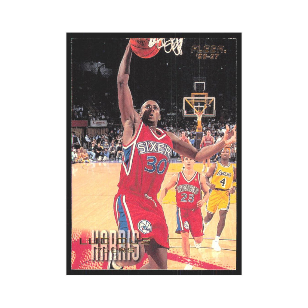 1996 Fleer Lucious Harris 76ers #234