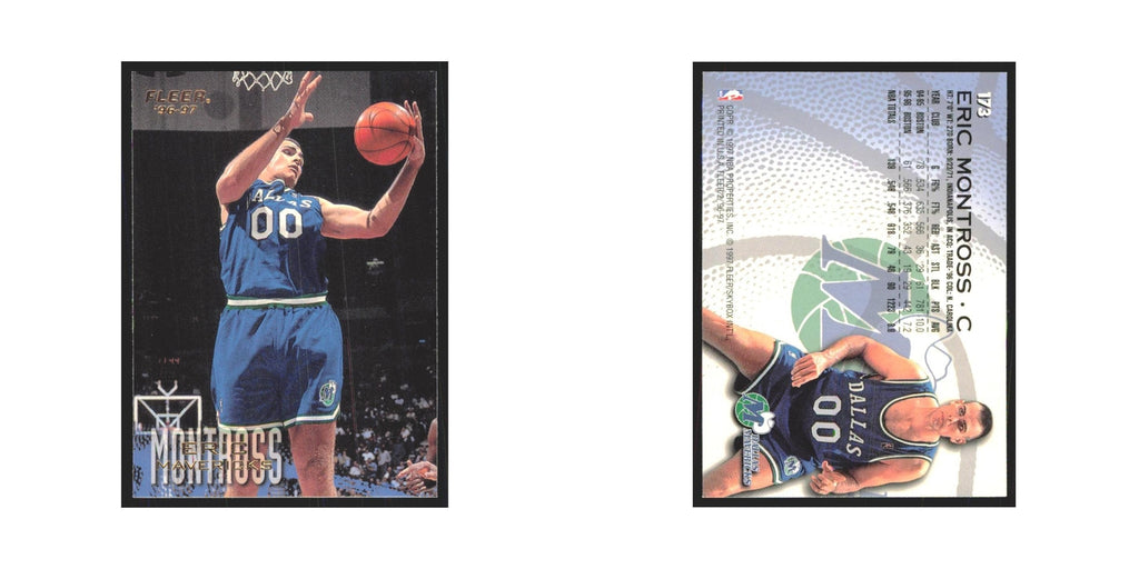1996 Fleer Eric Montross Mavericks #173