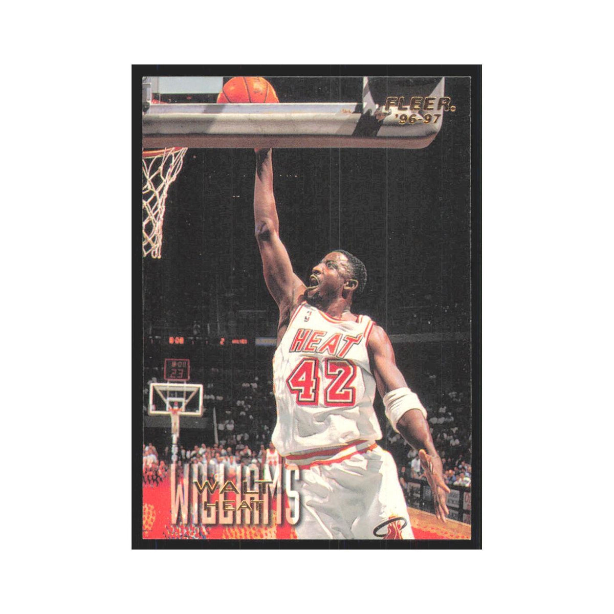 1996 Fleer Walt Williams Heat #60