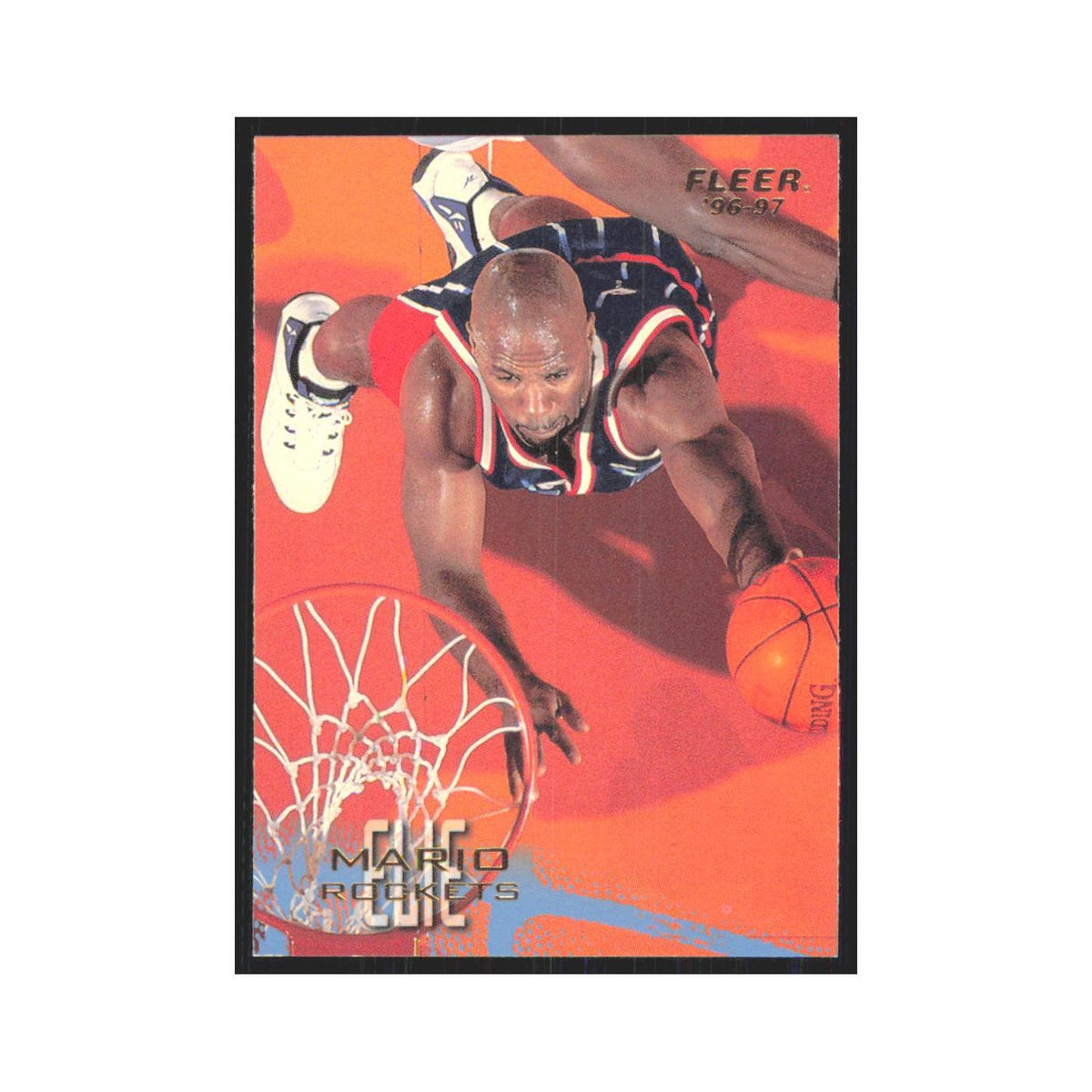 1996 Fleer Mario Elie Rockets #191