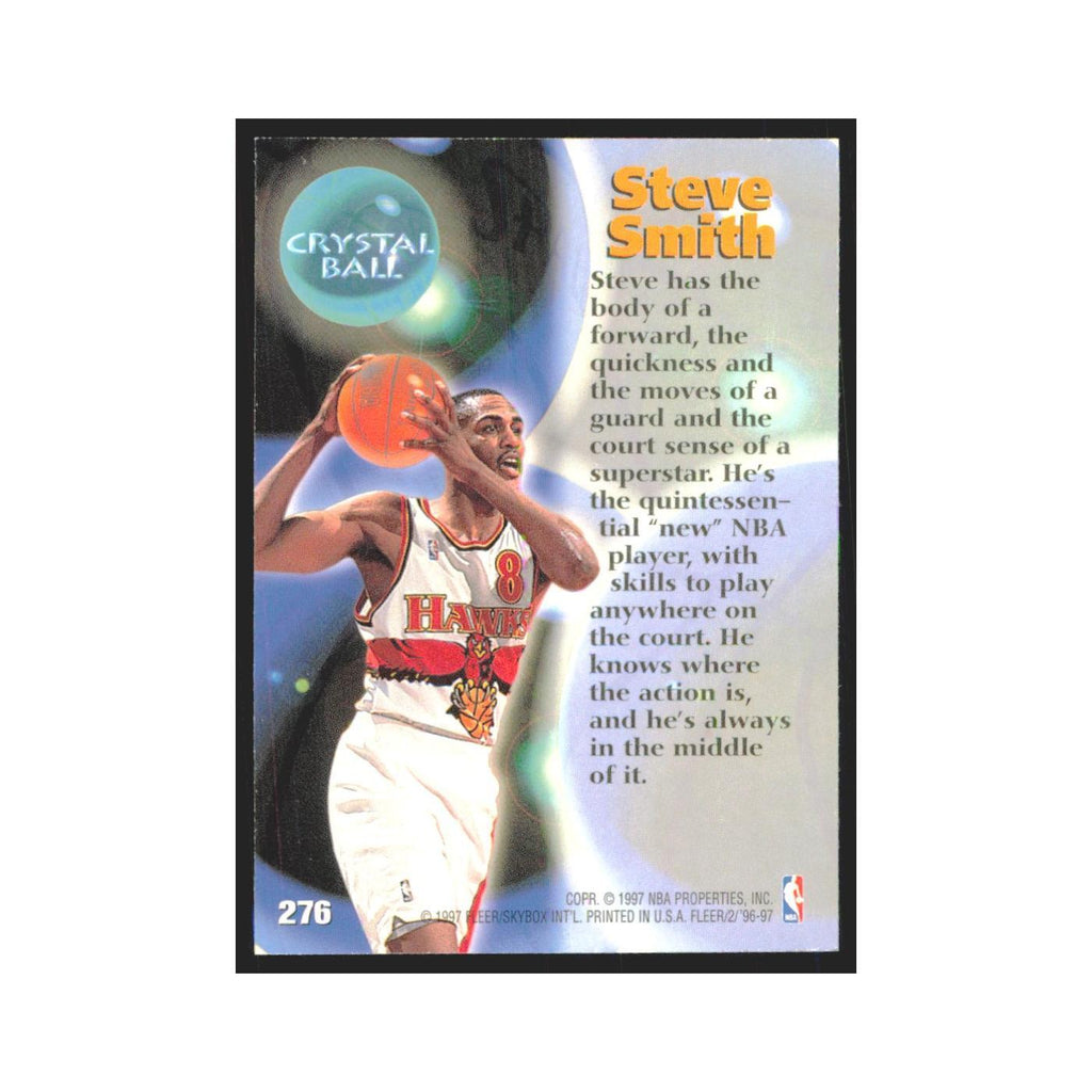 1996 Fleer Steve Smith Hawks #276
