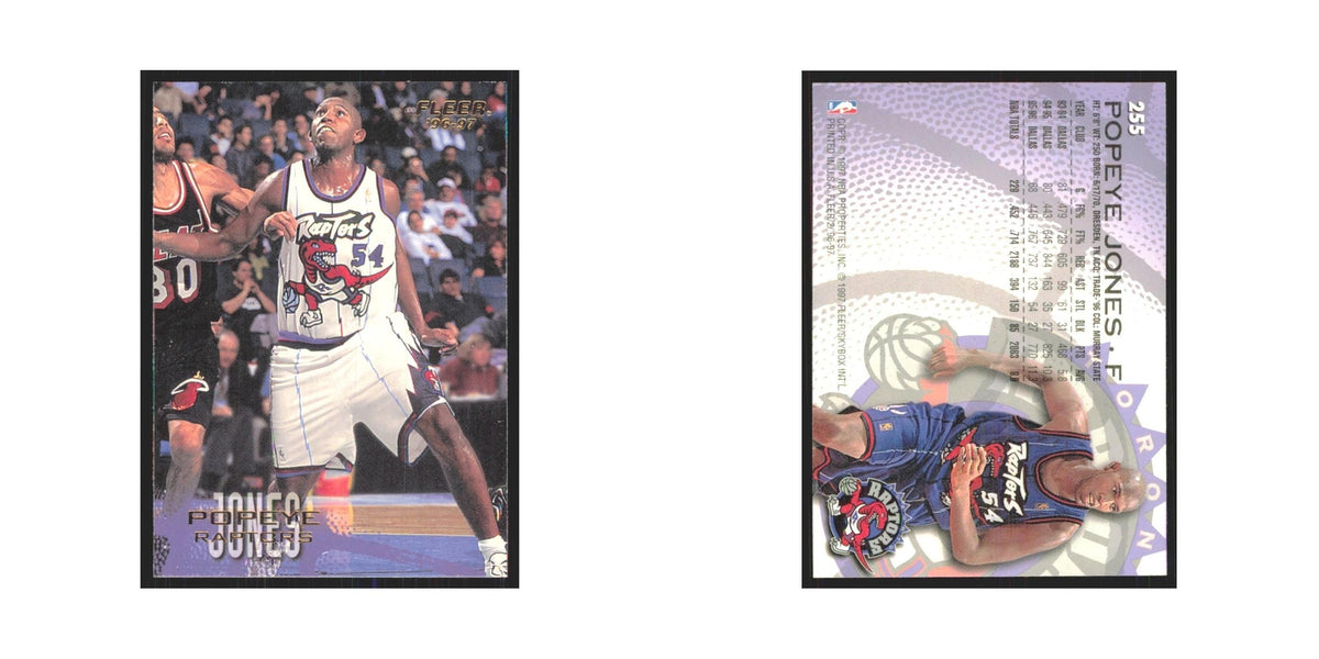 1996 Fleer Popeye Jones Raptors #255
