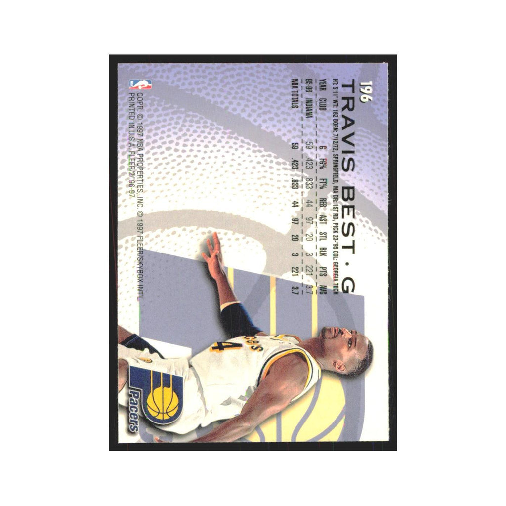 1996 Fleer Travis Best Pacers #196