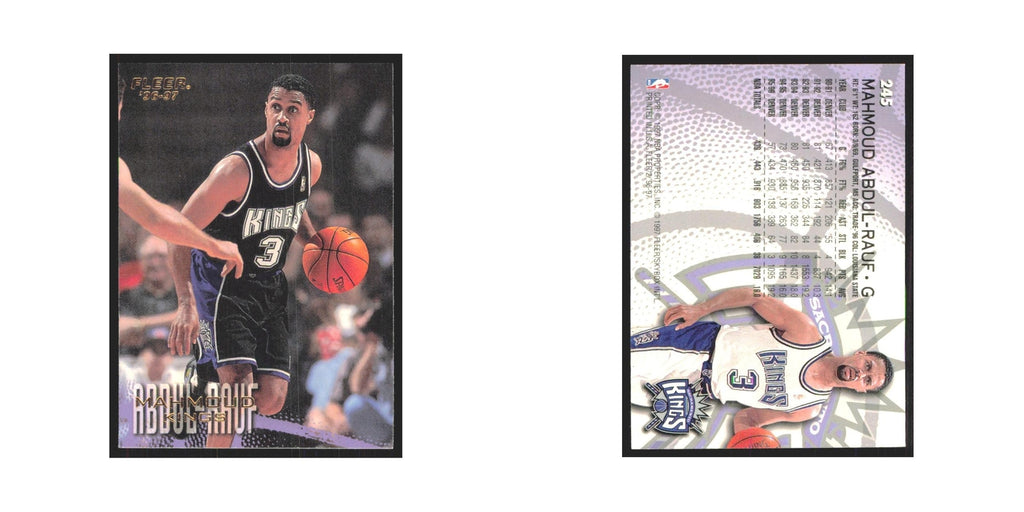 1996 Fleer Mahmoud Abdul-Rauf Kings #245
