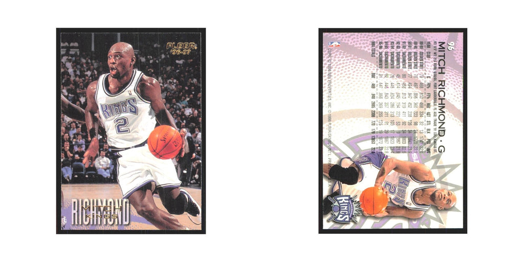 1996 Fleer Mitch Richmond Kings #96