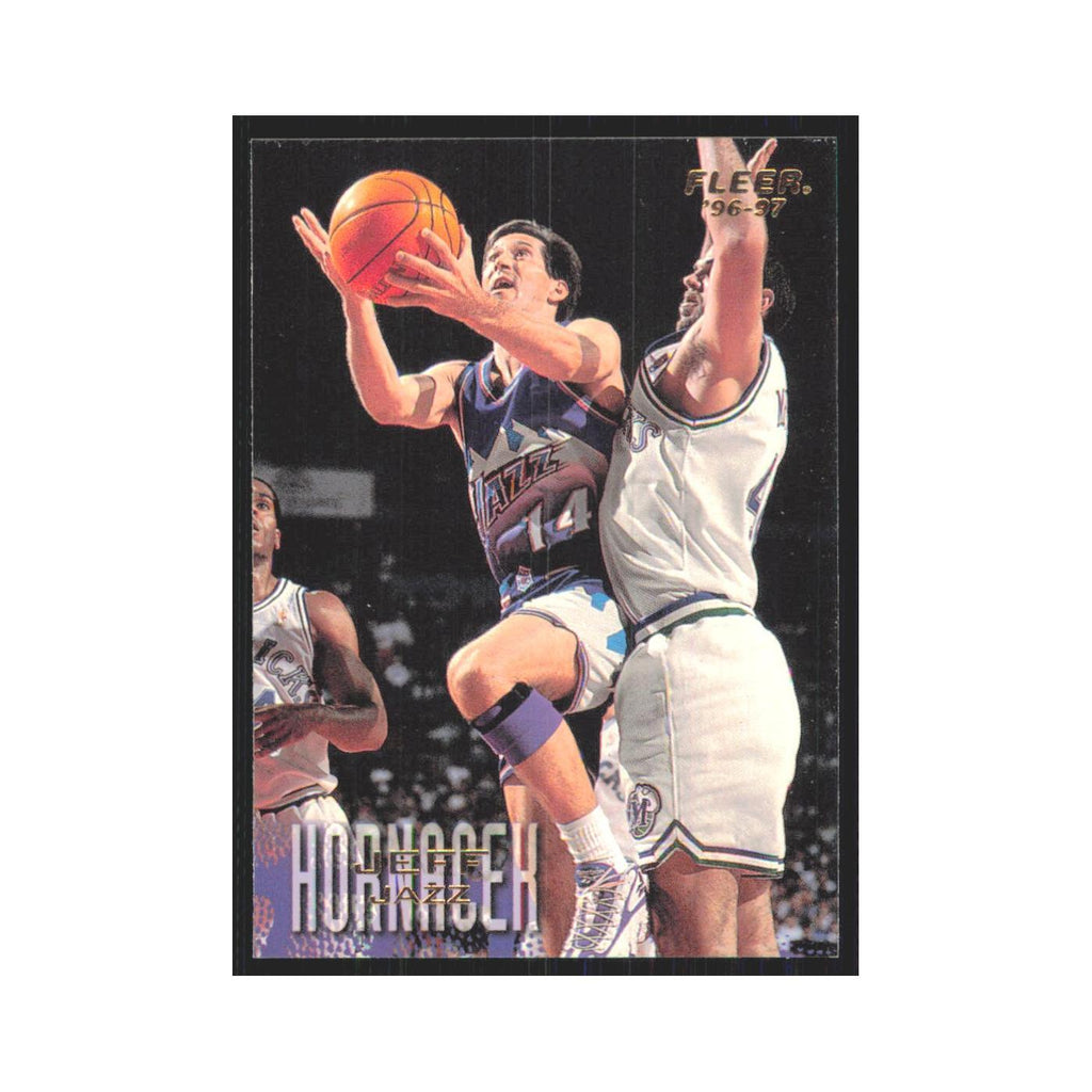 1996 Fleer Jeff Hornacek Jazz #258