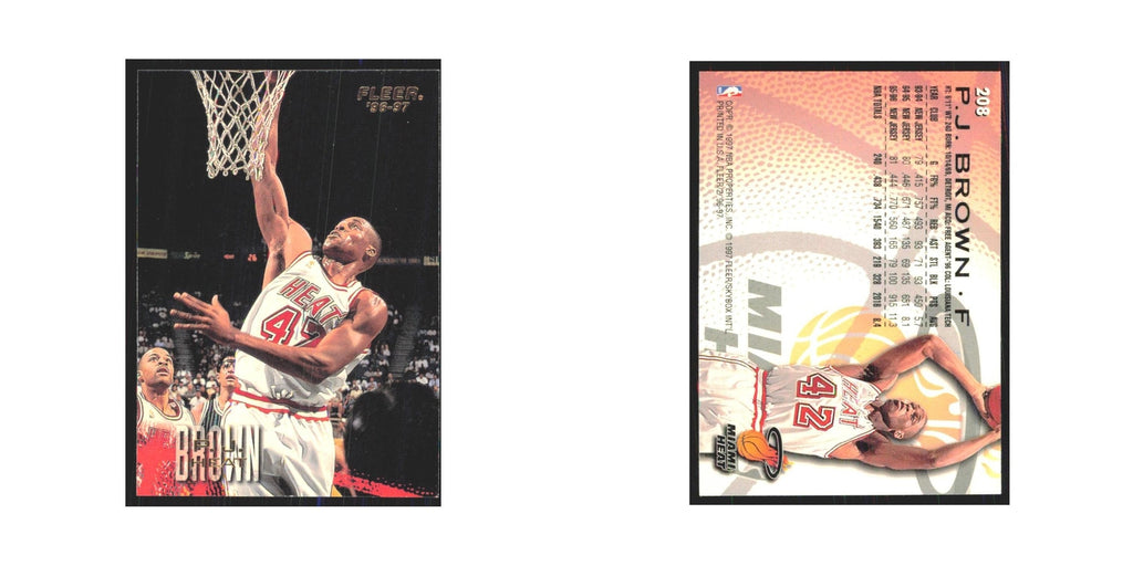 1996 Fleer P.J. Brown Heat #208