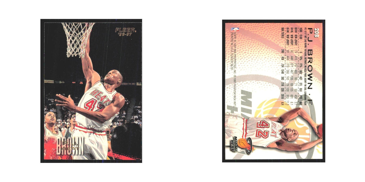 1996 Fleer P.J. Brown Heat #208