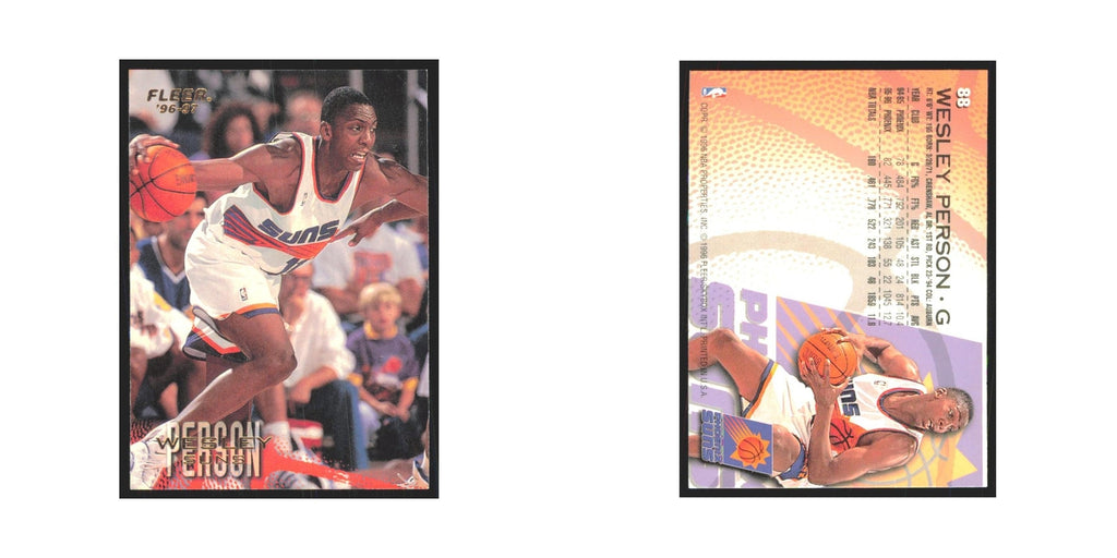 1996 Fleer Wesley Person Suns #88