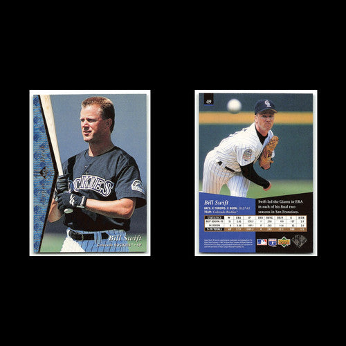 Bill Swift #49 1995 Upper Deck SP Colorado Rockies Baseball Card MLB NM