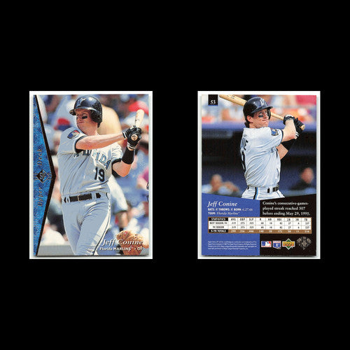 Jeff Conine #53 1995 Upper Deck SP Florida Marlins Baseball Card MLB NM