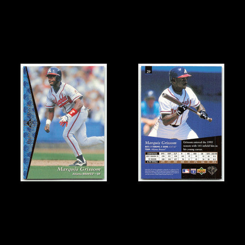 Marquis Grissom #29 1995 Upper Deck SP Atlanta Braves Baseball Card MLB NM