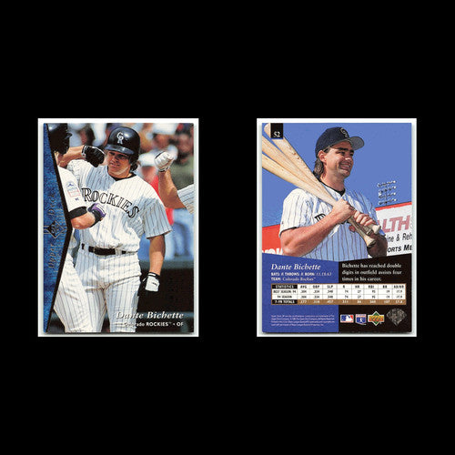 Dante Bichette #52 1995 Upper Deck SP Colorado Rockies Baseball Card MLB NM