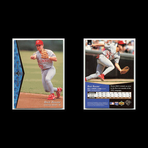 Bret Boone #44 1995 Upper Deck SP Cincinnati Reds Baseball Card MLB NM