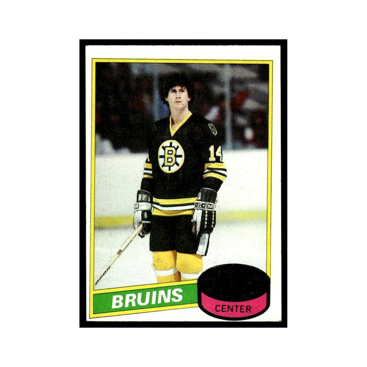 Bob Miller 1980 Topps Unscratched #236 Boston Bruins Hockey Card EX