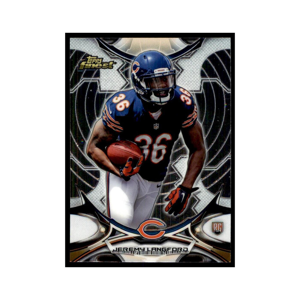 2015 Topps Finest Jeremy Langford RC Football Cards #3