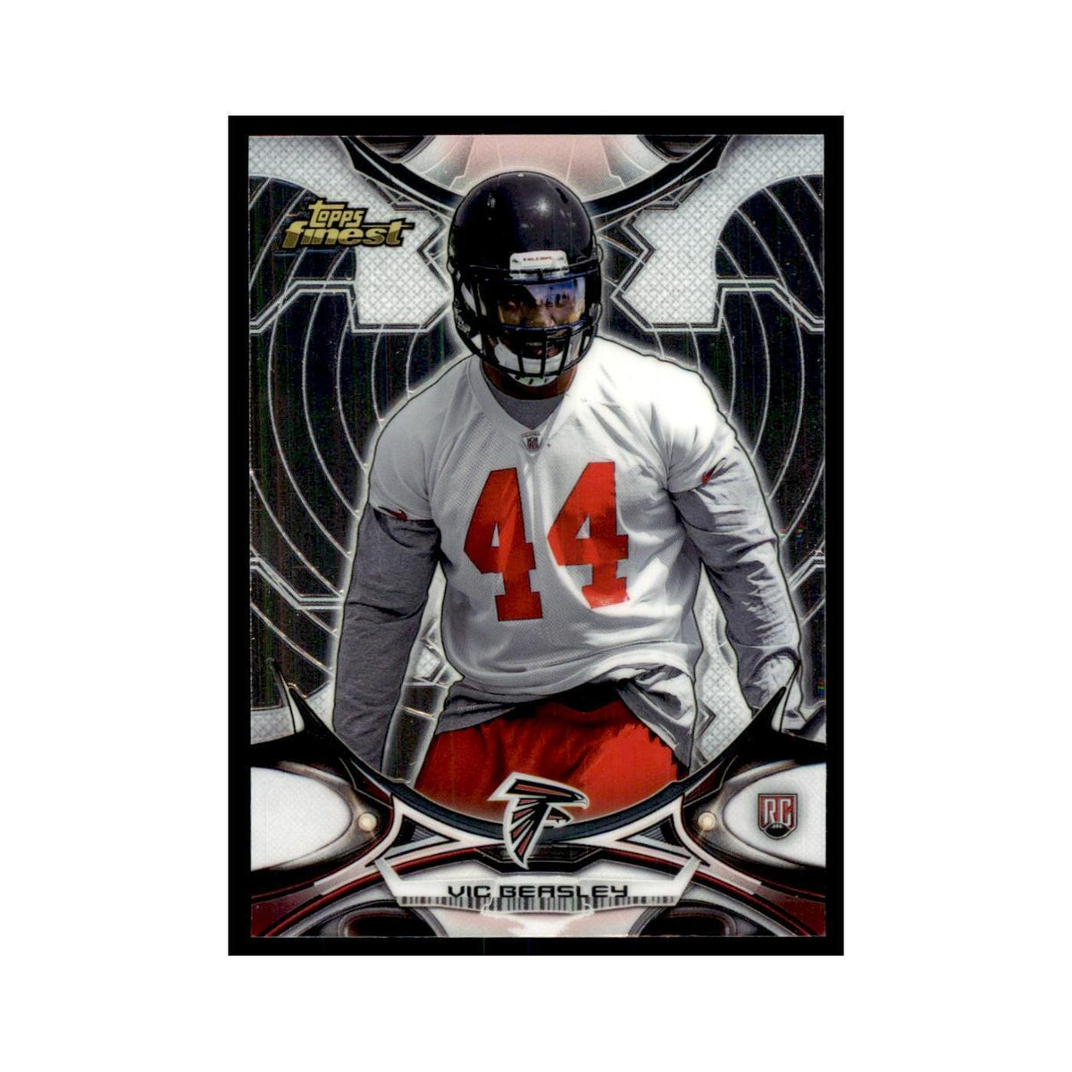 2015 Topps Finest Vic Beasley RC Football Cards #117