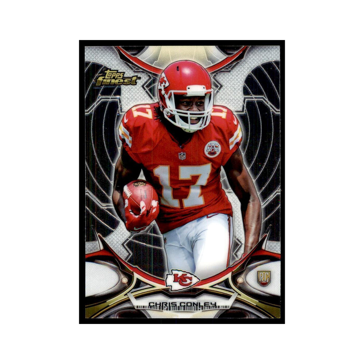 2015 Topps Finest Chris Conley RC Football Cards #122