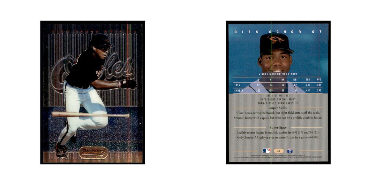 1995 Bowman's Best Alex Ochoa Baseball Cards #63